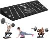 Folaps Squat Wedge Block One Piece: Heel Elevated Slant Board for Squats Weightlifting Home Gym Squat Wedge - Thumbnail 1