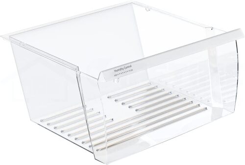 Upgraded Lifetime Appliance Parts 2188656 Crisper Bin (Upper) Compatible with Whirlpool Refrigerator | Fridge Drawers | Kenmore Refrigerator Parts | Whirlpool Shelf Replacement - WP2188656 - Lot 3602