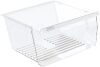 Upgraded Lifetime Appliance Parts 2188656 Crisper Bin (Upper) Compatible with Whirlpool Refrigerator | Fridge Drawers | Kenmore Refrigerator Parts | Whirlpool Shelf Replacement - WP2188656 - Thumbnail 1