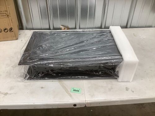 3-Flap Dog Door for Wall, Large All Aluminum Alloy Doggy Doggie Door, Wall Mount Pet Door for Dogs with 2 Locks, Insulation Layer, 2 Magnetic Flaps, Closing Panel, Pets Up to 110 LB - Lot 3645