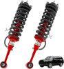 Front Struts Shock Absorber Assembly w/Coil Springs for Toyota 4Runner Limited 4WD 2010-2024 4.0L V6 48520-80232 48520-35390 48510-80499 48510-35370 - Thumbnail 1