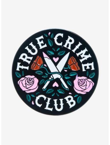 True Crime Club Enamel Pin By F&F, 5-Pack - Lot 3624