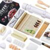 ISSEVE Sushi Making Kit, 25 in 1 Sushi Bazooka Maker with Sushi Molds, Bamboo Mat, Bamboo Chopsticks, Sushi Knife,Nigiri Mold,Onigiri Mold,Musubi mold,DIY Sushi Roller Machine - Thumbnail 1