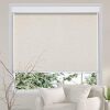 Persilux Cordless Blackout Roller Shades for Windows, Free-Stop With Valance, Thermal Insulated Fabric Blinds, UV Protection for Home and Bedroom -cream - Thumbnail 1