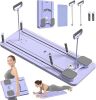 Pilates Board - Pilates Reformer Set, Multi-Purpose Foldable Pilates Reformer Board for Home, 5 in 1 Pilates Sliding Board - Thumbnail 1
