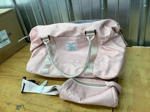 Travel Duffel Bag,Carry-on Overnight Weekender Bags for Women,Sports Tote Gym Bag with Wet Pocket - Lot 3604