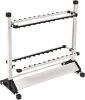 JOYWAVE Fishing Rod Holders,Aluminium Fishing Pole Holders,Portable Fishing Rod Rack,Holds Up to 24 Rods,Fishing Pole Vertical Ground Display Rack - Thumbnail 1