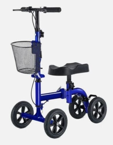RinKmo Knee Walker Scooter, Blue - Lot 3871