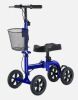 RinKmo Knee Walker Scooter, Blue - Thumbnail 1