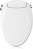 Brondell Bidet Toilet Seat, Non-Electric Swash Ecoseat, Fits Elongated Toilets, White - Dual Temperature, Dual Nozzle System - Bidet with Easy Installation - Thumbnail 1