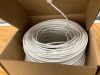 Adoreen Bulk Cat 6 Ethernet Cable 1000 Ft White, Easy Pull Box, 24AWG CCA, 10Gbps 550Mhz, POE,Soft Flexible Smooth UTP Internet Network Cable-Running FT Count - Thumbnail 2