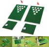 OOFIT Golf Cornhole Game Set Combined Pong Game, Chipping Yard Game Boards with Chipping Mats & Golf Balls for Tailgate, Ideal Gift for Family, Golfer and Friends - Thumbnail 1