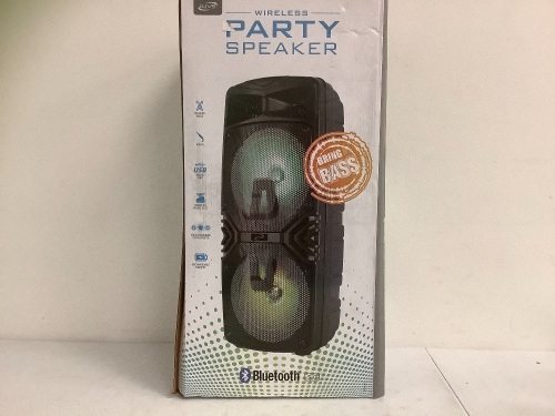 iLive Wireless Party Speaker, Retail 59.65, Appears New, Sold as is - Lot 12