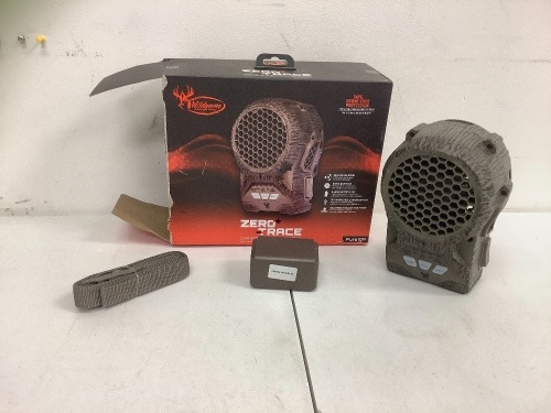 Wildgame Innovations ZeroTrace Scent Concealment, Retail $199.99, E-Commerce Return, Sold as is - Lot 29B
