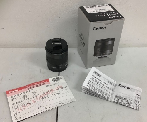 Canon Image Stabilizer 11-22mm, E-Commerce Return, Sold as is - Lot 37B