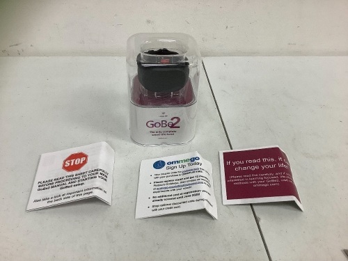 GoBe2 Weight Loss Fitness Band, Retail $116.99, Appears New, Sold as is - Lot 47