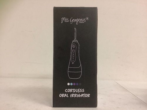 Miss Gorgeous Cordless Oral Irrigator, Powers Up, Appears New, Sold as is - Lot 63B