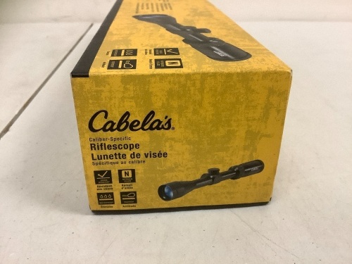 Caliber Specific Riflescope, Retail $119.99, E-Commerce Return, Sold as is - Lot 69B