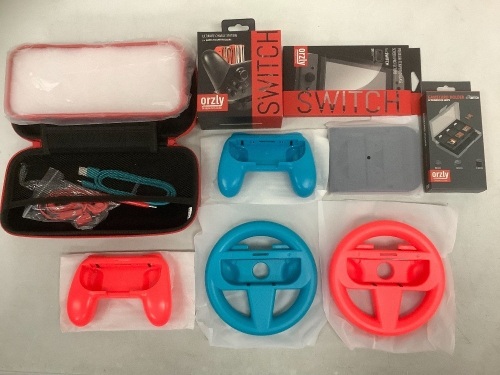 Orzly Switch Accessories Bundle, Appears New, Sold as is - Lot 79