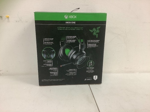 Xbox Razer Nari Ultimate Wireless Gaming Headset, Retail $129.99, Appears New, Sold as is - Lot 94B