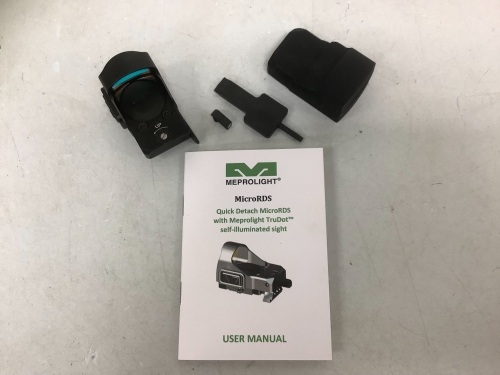 MeproLight TruDot Self Illuminating Sight, Retail $399.99, Missing Parts, E-Comm Return, Sold as is - Lot 109