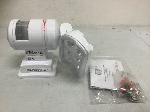 Defiant Motorized Motion Tracking LED Floodlight, Appears new, Sold as is - Lot 131