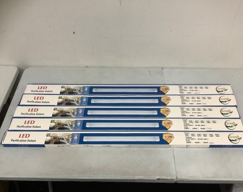 Lot of (5) 4ft LED Shop Lights, E-Comm Return - Lot 163