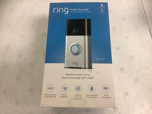 Ring Video Doorbell, Appears New, Sold as is - Lot 177