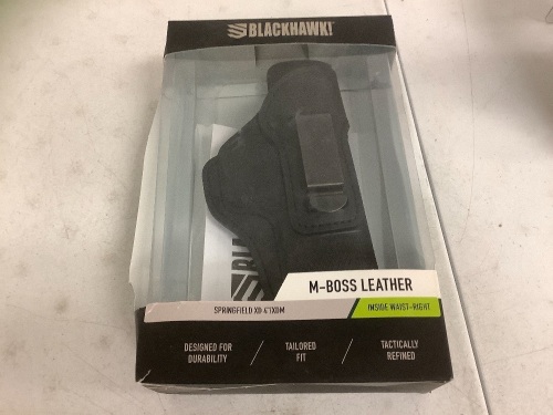Blackhawk M-Boss Leather Holster, E-Commerce Return, Sold as is - Lot 185