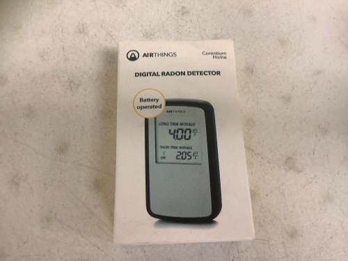 Digital Radon Detector, Appears New, Sold as is - Lot 196