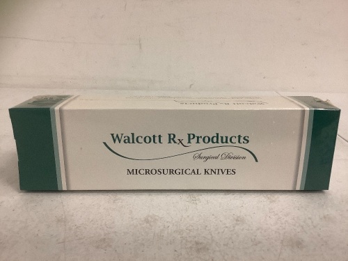 Walcott Rx Products Microsurgical Knives, Appears New, Sold as is - Lot 204