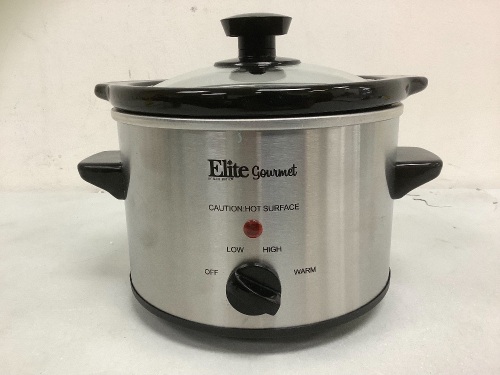 Elite Slow Cooker, Powers Up, Appears New, Sold as is - Lot 210