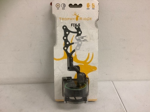 Trophy Ridge Fix 5 Five-Pin Bow Sight, Retail $89.99, E-Commerce Return, Sold as is - Lot 239