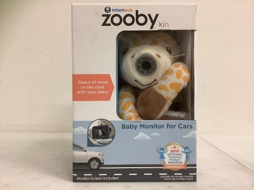 Zooby Kin Baby Monitor for Cars, E-Commerce Return, Sold as is - Lot 245