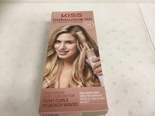 Kiss Instawave 101 Curler, Works, Appears New - Lot 297