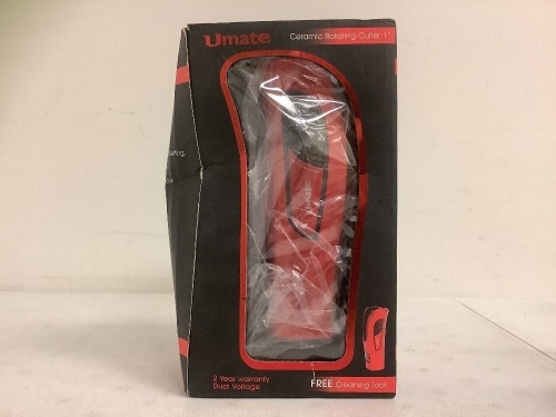 Umate Ceramic Rotating Curler 1", Works, Appears New, Sold as is - Lot 307