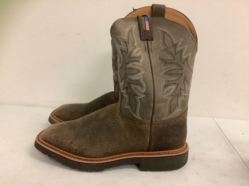 Justin Mens Work Boots, 13D, Appears New, Sold as is - Lot 309