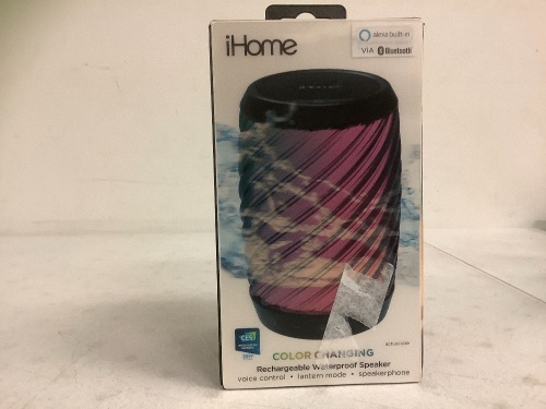 iHome Alexa Built-in Bluetooth Speaker, Works, E-Commerce Return, Sold as is - Lot 335