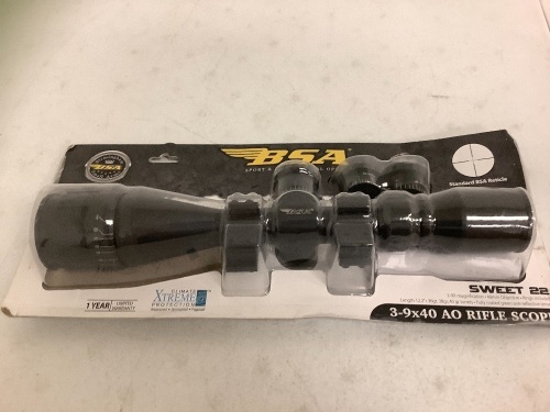 BSA AO Riflescope, E-Commerce Return, Sold as is - Lot 338