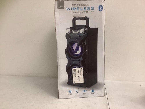 Portable Wireless Speaker, E-Comm Return, Missing Charger  - Lot 340