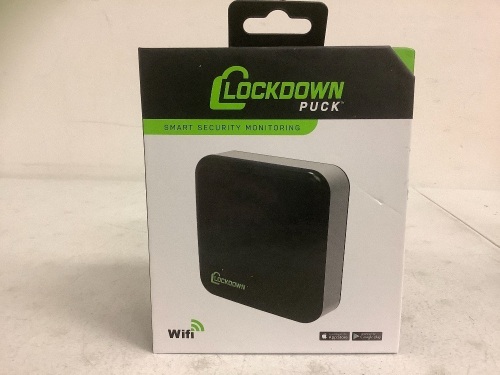 Lockdown Puck Smart Security Monitoring, Appears New, Sold as is - Lot 356