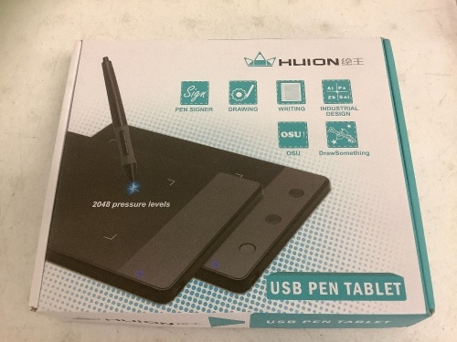 HUION H420 USB Drawing Tablet, E-Commerce Return, Sold as is - Lot 371