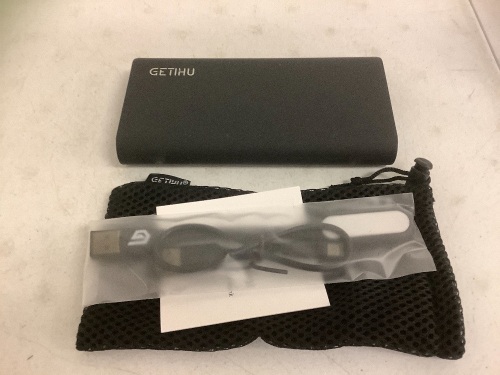 Getihu Power Bank, Appears New, Sold as is - Lot 385