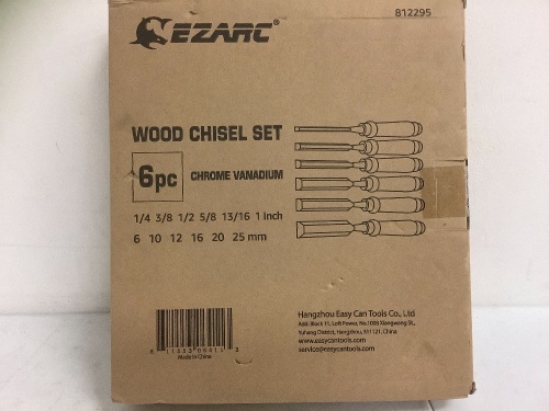 Ezarc Wood Chisel Set, Appears New, Sold as is - Lot 392