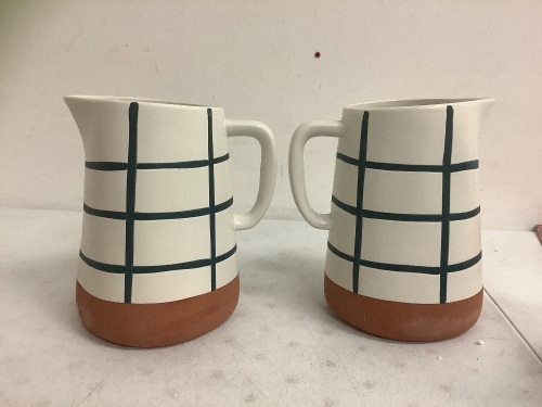 Lot of (2) Hearth and Hand Pitchers, Appears New, Sold as is - Lot 396
