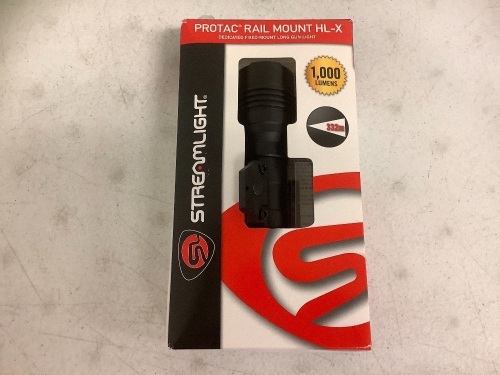 Streamlight Protac Rail Mount HL-X, Works, E-Commerce Return, Sold as is - Lot 409