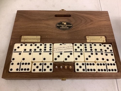 Alex Cramer Domino Set, Appears New, Sold as is - Lot 425