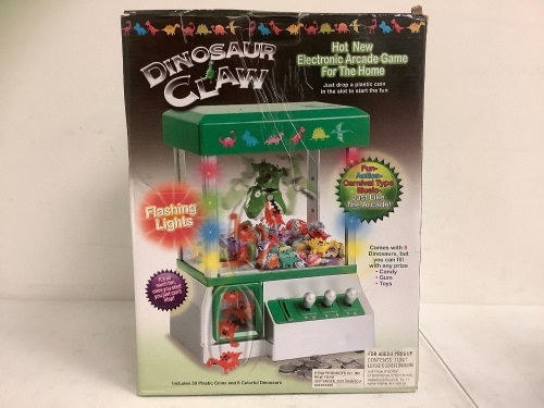 Dinosaur Claw Arcade Game, Appears New, Sold as is - Lot 432