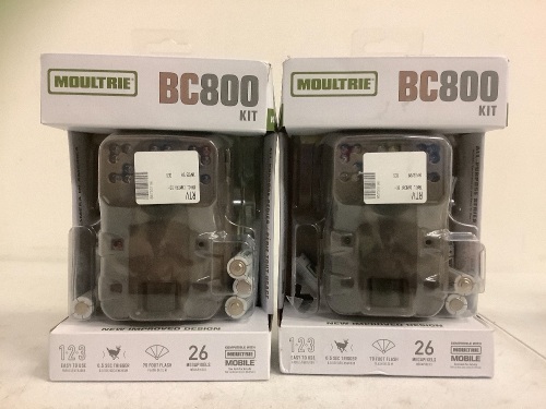 Lot of (2) Moultrie Trail Cameras, E-Commerce Return, Sold as is - Lot 437