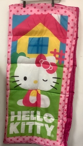 Hello Kitty Sleeping Bag, Appears New, Sold as is - Lot 446